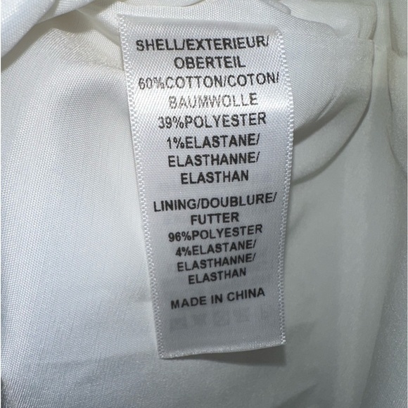 Adrianna Papell Sleeveless Cocktail Dress Beaded Neckline Cream Size 4 - Picture 7 of 7